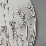 Панно Серые цветы варинант исполнения - 2 | Loft Concept в Волгограде