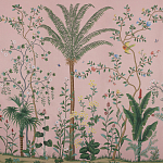 Обои ручная роспись Amazonia Florence Pink dyed silk варинант исполнения - 1 | Loft Concept в Волгограде