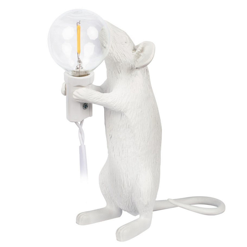 Настольная лампа Mouse gift White Белый Настольная лампа Mouse gift White Белый в Волгограде | Loft Concept