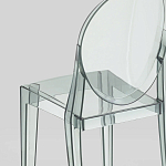 Прозрачный стул с серым оттенком LOUIS GHOST CHAIR варинант исполнения - 6 | Loft Concept в Волгограде