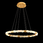 Люстра в форме кольца с золотым декором Warm Heavenly Light варинант исполнения - 9 | Loft Concept в Волгограде