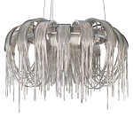 Люстра подвесная круглая с изогнутыми металлическими дугами и ниспадающими цепочками 65 см Atlantis Chain варинант исполнения - 15 | Loft Concept в Волгограде