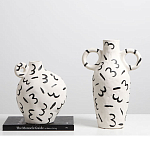 Декоративная ваза White Doodle Vase M варинант исполнения - 2 | Loft Concept в Волгограде
