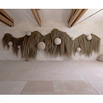 Большая дизайнерская Инсталляция из соломы RAFFIA Installation  варинант исполнения - 7 | Loft Concept в Волгограде