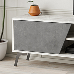 ТВ-тумба с 3-мя дверцами и полками Grey Albe TV Stand варинант исполнения - 5 | Loft Concept в Волгограде