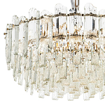 Круглая многоярусная люстра с хрустальным декором Cascade Waterfall Crystal Chandelier 12 варинант исполнения - 3 | Loft Concept в Волгограде