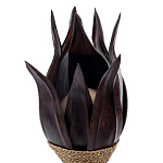 Настольная лампа черная INDONESIAN LAMPS 1 варинант исполнения - 2 | Loft Concept в Волгограде