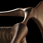 Стул из Ореха с плетеным сидением Kronos Dining Chair Brown варинант исполнения - 2 | Loft Concept в Волгограде