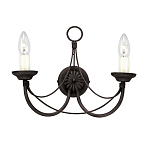 Бра черного цвета с лампой в форме свечи Elstead Lighting варинант исполнения - 4 | Loft Concept в Волгограде