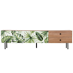 Длинная ТВ-тумба с принтом на ящиках Elise TV Stand варинант исполнения - 2 | Loft Concept в Волгограде