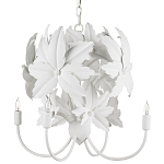 Люстра белая в виде цветков шиповника White Rosehip Flower варинант исполнения - 2 | Loft Concept в Волгограде