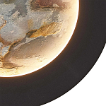 Бра в форме диска черного цвета Borders of Black варинант исполнения - 2 | Loft Concept в Волгограде