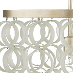 Потолочный светильник с каскадом из круглых декоративных колец Waterfall from the Rings варинант исполнения - 1 | Loft Concept в Волгограде