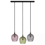 Подвесной светильник каскадный с 3-мя рельефными плафонами Cascade with Relief Lampshades варинант исполнения - 1 | Loft Concept в Волгограде