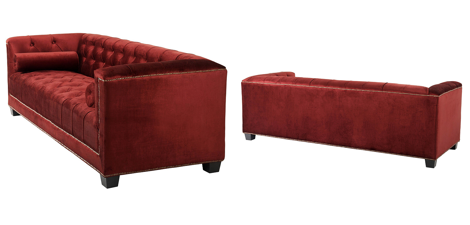 Диван Eichholtz Sofa Paolo red Диван Eichholtz Sofa Paolo red - Loft-Concept в Волгограде