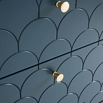 Комод с 6 выдвижными ящиками Scale Ornament Blue Chest of Drawers варинант исполнения - 5 | Loft Concept в Волгограде