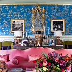 Обои ручная роспись Houghton Canton Blue варинант исполнения - 5 | Loft Concept в Волгограде