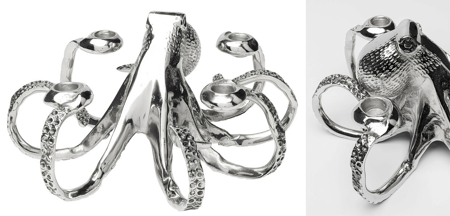 Подсвечник Chrome Octopus Подсвечник Chrome Octopus - Loft-Concept в Волгограде