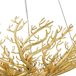 Люстра в форме золотой чаши из кораллов Coral Decor варинант исполнения - 1 | Loft Concept в Волгограде