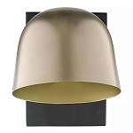 Бра с наклонным плафоном в сочетании золотистого и чёрного цвета Sconce with Sloping Shade варинант исполнения - 1 | Loft Concept в Волгограде