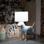 Лампа COLLECTION OF DOGS с абажуром Бультерьер варинант исполнения - 10 | Loft Concept в Волгограде