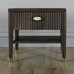 Прикроватная тумбочка с ящиком Elsa Dreams Walnut варинант исполнения - 5 | Loft Concept в Волгограде