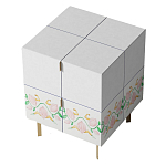 Тумба  Short Lemon Power White варинант исполнения - 2 | Loft Concept в Волгограде