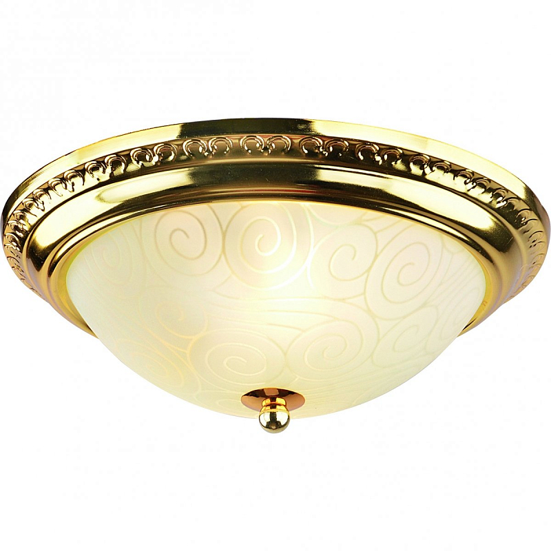 Потолочный светильник Flush Mount Ceiling Light Gold Глянцевое золото в Волгограде | Loft Concept 