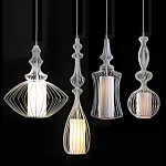 Подвесной светильник Wire Dream Pendant 4 Белый варинант исполнения - 1 | Loft Concept в Волгограде