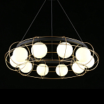 Люстра подвесная круглая с белыми плафонами Martin варинант исполнения - 1 | Loft Concept в Волгограде