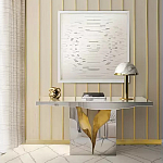 Консоль прямоугольная с основанием в виде расколотого камня Lapiaz варинант исполнения - 1 | Loft Concept в Волгограде