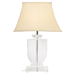 Настольная лампа хрустальная с бежевым абажуром Perfect варинант исполнения - 1 | Loft Concept в Волгограде