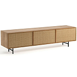 ТВ-тумба с декором из ротанга Pansy Rattan TV Stand варинант исполнения - 6 | Loft Concept в Волгограде