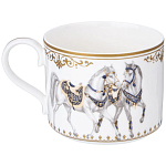 Чайный сервиз из фарфора с изображением лошадей на 6 персон 14 предметов Porcelain Horse Set варинант исполнения - 4 | Loft Concept в Волгограде