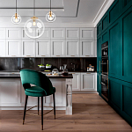 Подвесной светильник со стеклянным прозрачным плафоном в форме шара и золотыми металлическим акцентами 30 ClassiCon варинант исполнения - 6 | Loft Concept в Волгограде