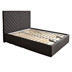 Кровать серая с подъемным механизмом Adelaide варинант исполнения - 1 | Loft Concept в Волгограде