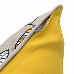 Чехол на подушку с рисунком и вышивкой Aurora Allure Sprout варинант исполнения - 4 | Loft Concept в Волгограде