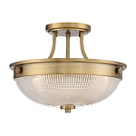 Потолочный светильник со стеклянным плафоном в виде купола Quoizel варинант исполнения - 11 | Loft Concept в Волгограде