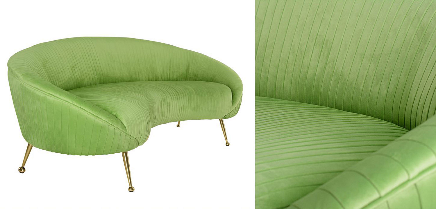 Диван Pebernat Lounge Sofa green Диван Pebernat Lounge Sofa green - Loft-Concept в Волгограде