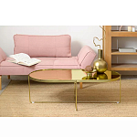 Кофейный столик овальный золотой Modern Mirror Gold Table варинант исполнения - 1 | Loft Concept в Волгограде