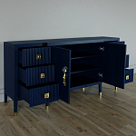 Большой Комод-буфет Elsa Dreams Blue с ящиками варинант исполнения - 6 | Loft Concept в Волгограде