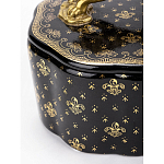 Шкатулка черного цвета с крышкой с фигуркой льва Eden Garden варинант исполнения - 3 | Loft Concept в Волгограде