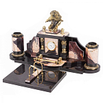 Настольный письменный набор из яшмы с декором в виде орла Manager Organizer варинант исполнения - 2 | Loft Concept в Волгограде