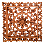 Панно из дерева квадратное Panel With Trees варинант исполнения - 1 | Loft Concept в Волгограде