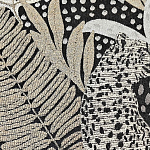 Мебельная ткань Шенилл коричневый принт 280 см T2-146 варинант исполнения - 2 | Loft Concept в Волгограде