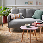 Кашпо из металла Elevated Planters красное варинант исполнения - 3 | Loft Concept в Волгограде