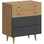 Комод с принтом на ящиках Elise Chest of Drawers варинант исполнения - 10 | Loft Concept в Волгограде