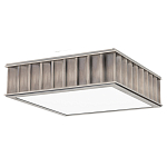 Потолочный светильник квадратный с гофрированным абажуром цвета графит Millennium варинант исполнения - 2 | Loft Concept в Волгограде