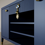 Комод-буфет Elsa Dreams Blue с открытыми полками   варинант исполнения - 7 | Loft Concept в Волгограде