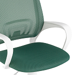 Офисное кресло с основанием из белого пластика Desk chairs Green варинант исполнения - 6 | Loft Concept в Волгограде